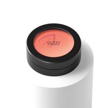 Load image into Gallery viewer, Vegan Coral Blush with Matte Finish in Black Compact