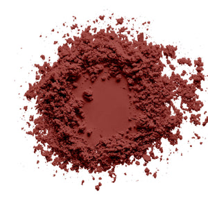 Cinnamon Toast Blush in a soft matte finish, cinnamon brown shade. Vegan, cruelty-free, and talc-free powder for natural glow.